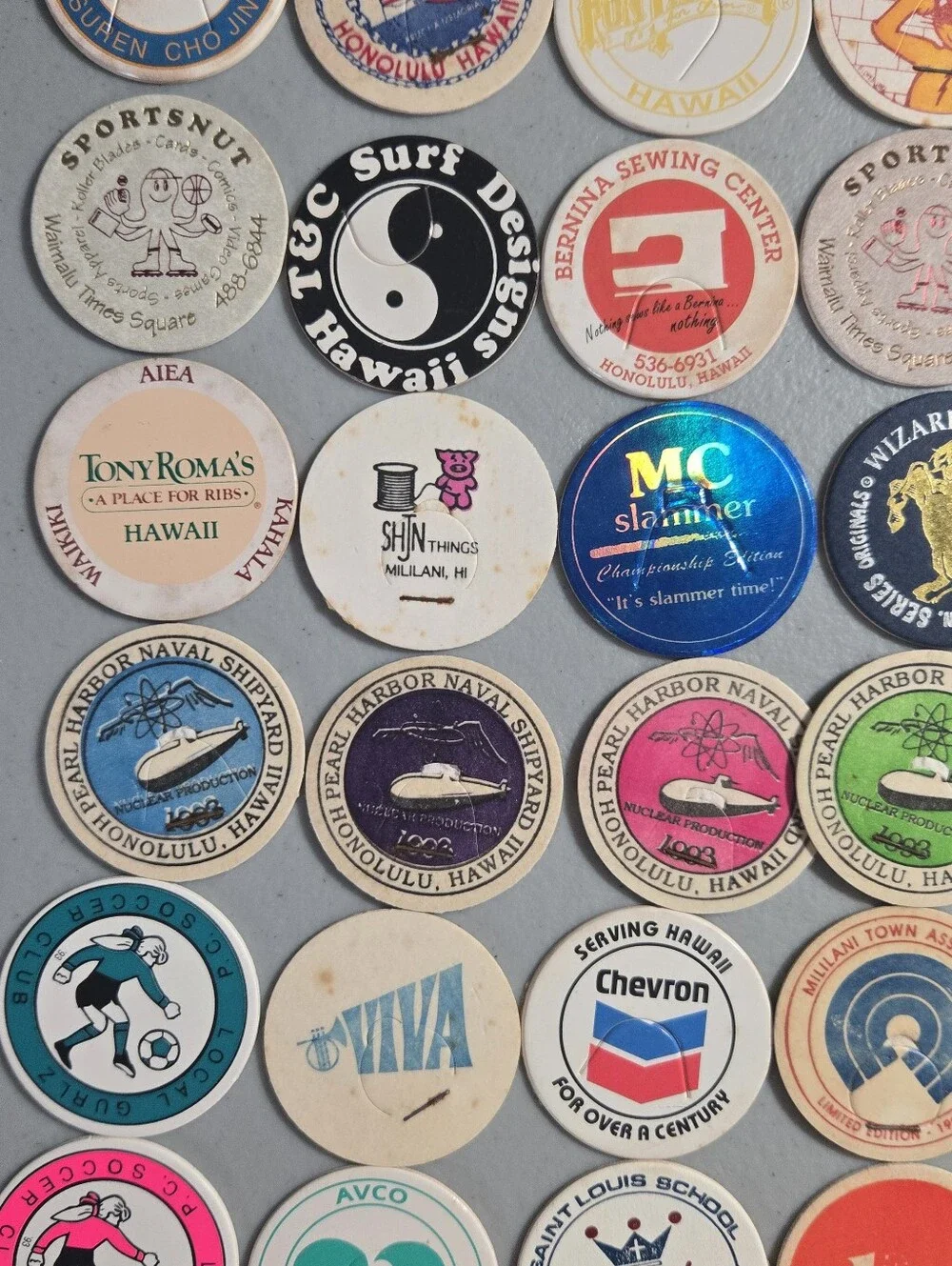 N/A vintage pogs